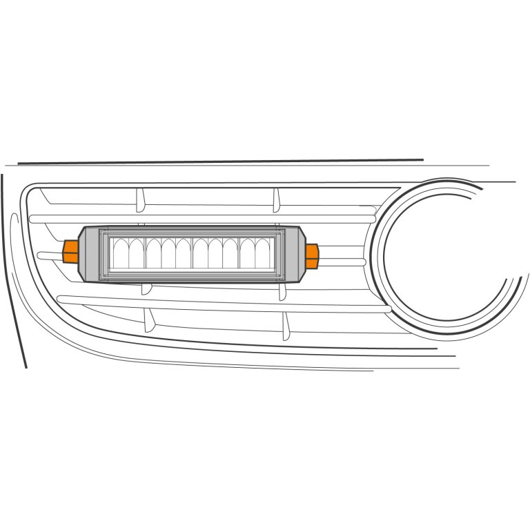 VW Crafter 2. Gen / Grand California Kühlergrill Integrationskit für TRX