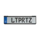 License plate holder vers. 3 stainless steel powder coated for LED driving lights