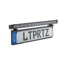 License plate holder vers. 3 stainless steel powder...