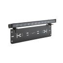 License plate holder vers. 3 stainless steel powder coated for LED driving lights