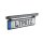 License plate holder vers. 3 stainless steel powder coated for LED driving lights